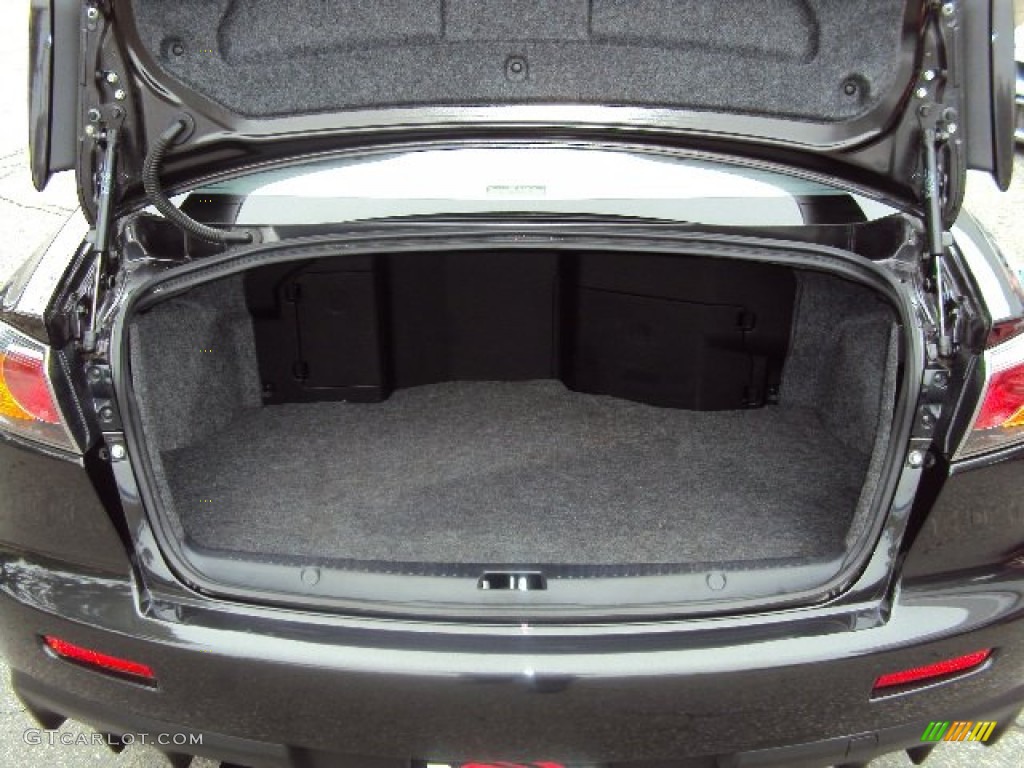 2012 Lancer Evolution GSR - Phantom Black / Black Recaro photo #7