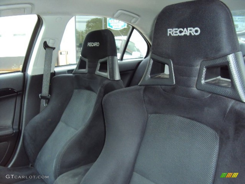 2012 Lancer Evolution GSR - Phantom Black / Black Recaro photo #11