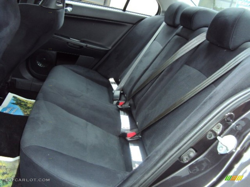 2012 Lancer Evolution GSR - Phantom Black / Black Recaro photo #12