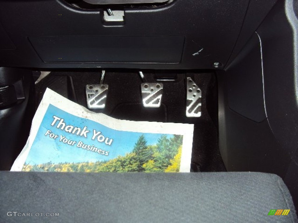 2012 Lancer Evolution GSR - Phantom Black / Black Recaro photo #16