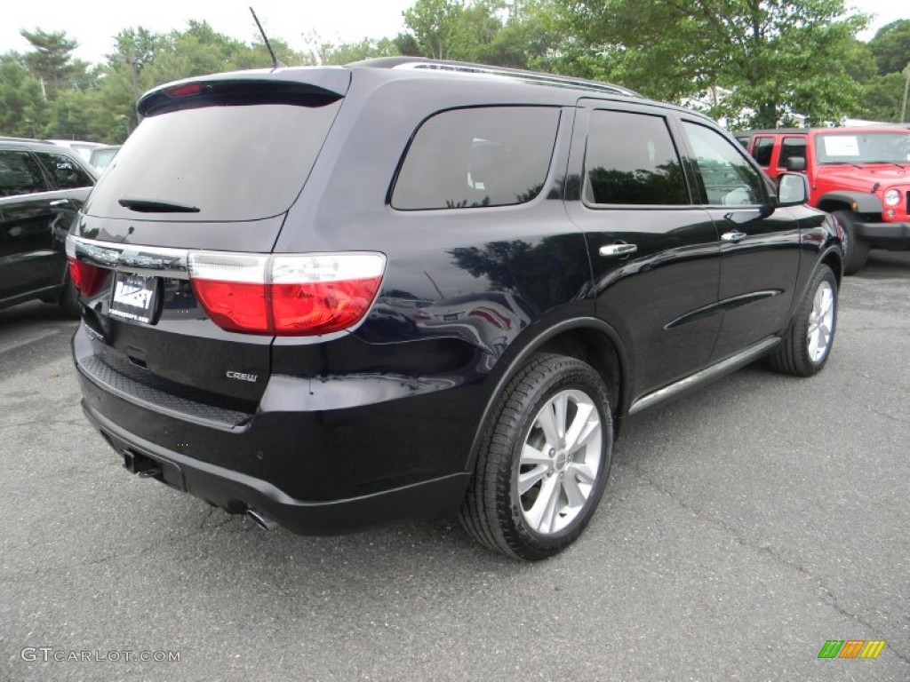 2011 Durango Crew 4x4 - Blackberry Pearl / Black photo #6