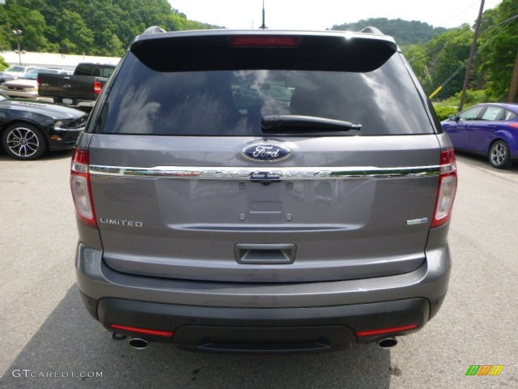 2013 Explorer Limited 4WD - Sterling Gray Metallic / Charcoal Black photo #3