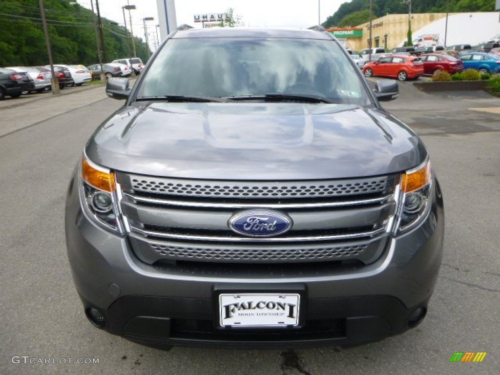 2013 Explorer Limited 4WD - Sterling Gray Metallic / Charcoal Black photo #7