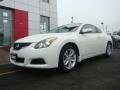 2011 Winter Frost White Nissan Altima 2.5 S Coupe  photo #1