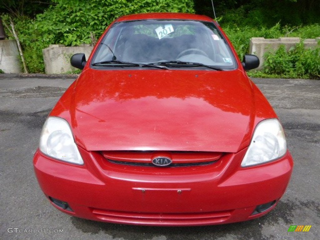 2003 Rio Sedan - Classic Red / Gray photo #6