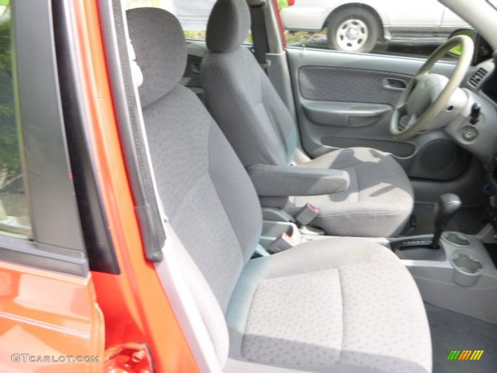 2003 Rio Sedan - Classic Red / Gray photo #8