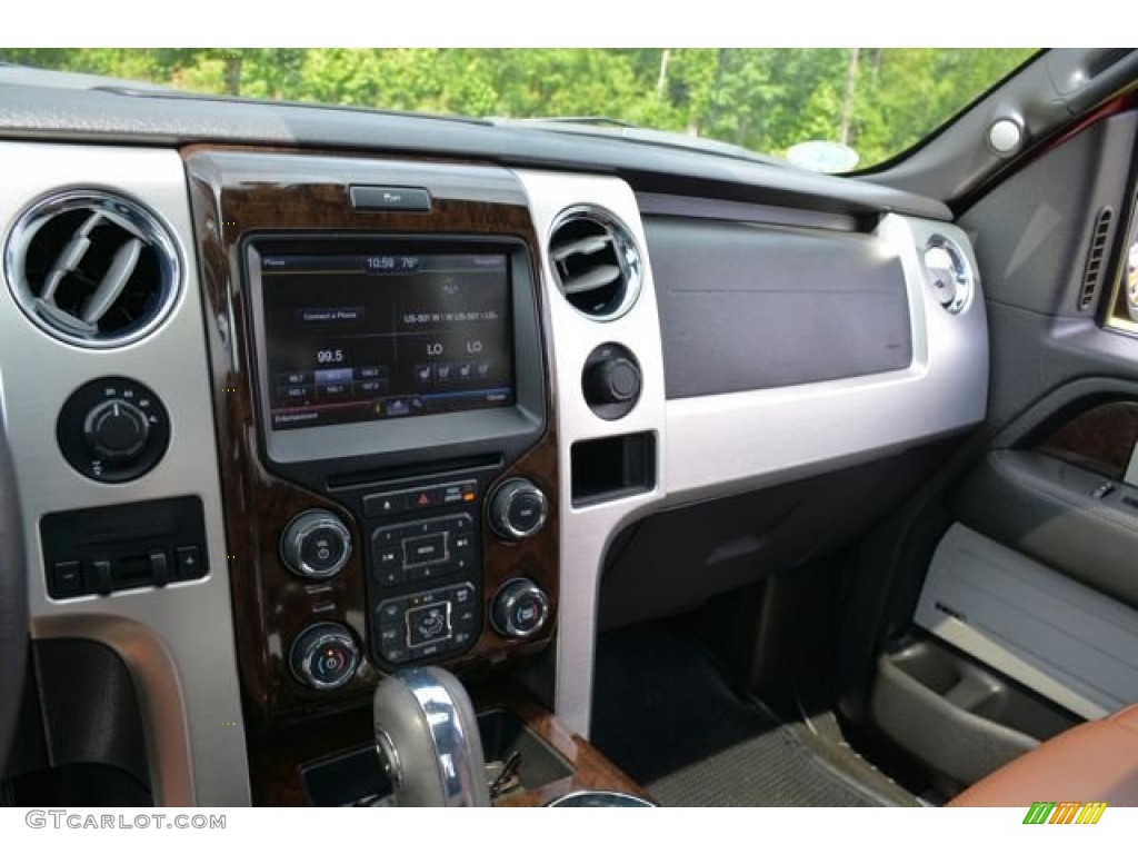 2013 F150 Platinum SuperCrew 4x4 - Ruby Red Metallic / Platinum Unique Pecan Leather photo #31