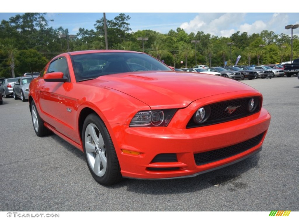 2014 Mustang GT Coupe - Race Red / Charcoal Black photo #1