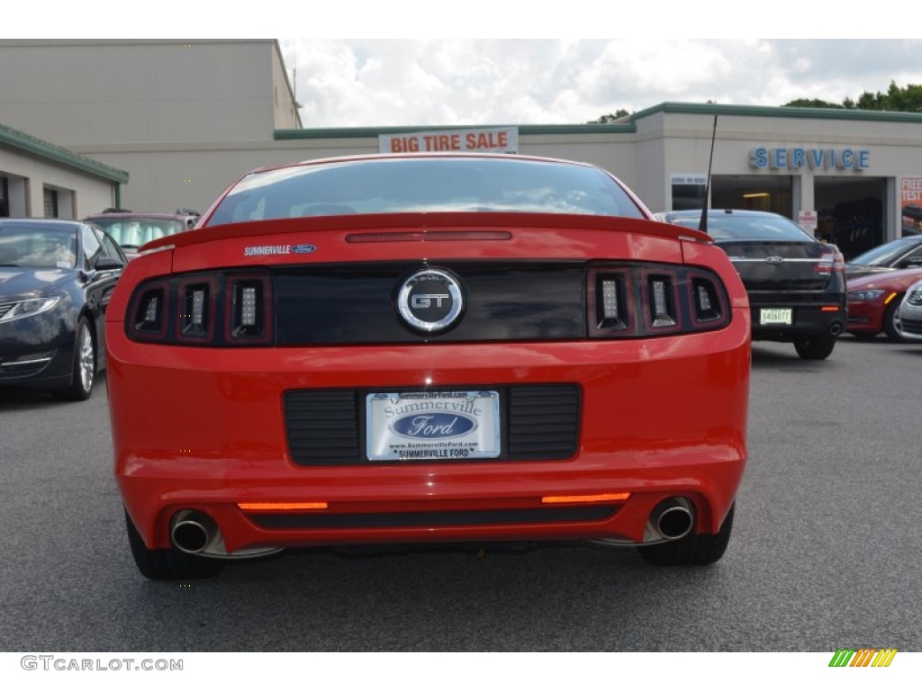 2014 Mustang GT Coupe - Race Red / Charcoal Black photo #4
