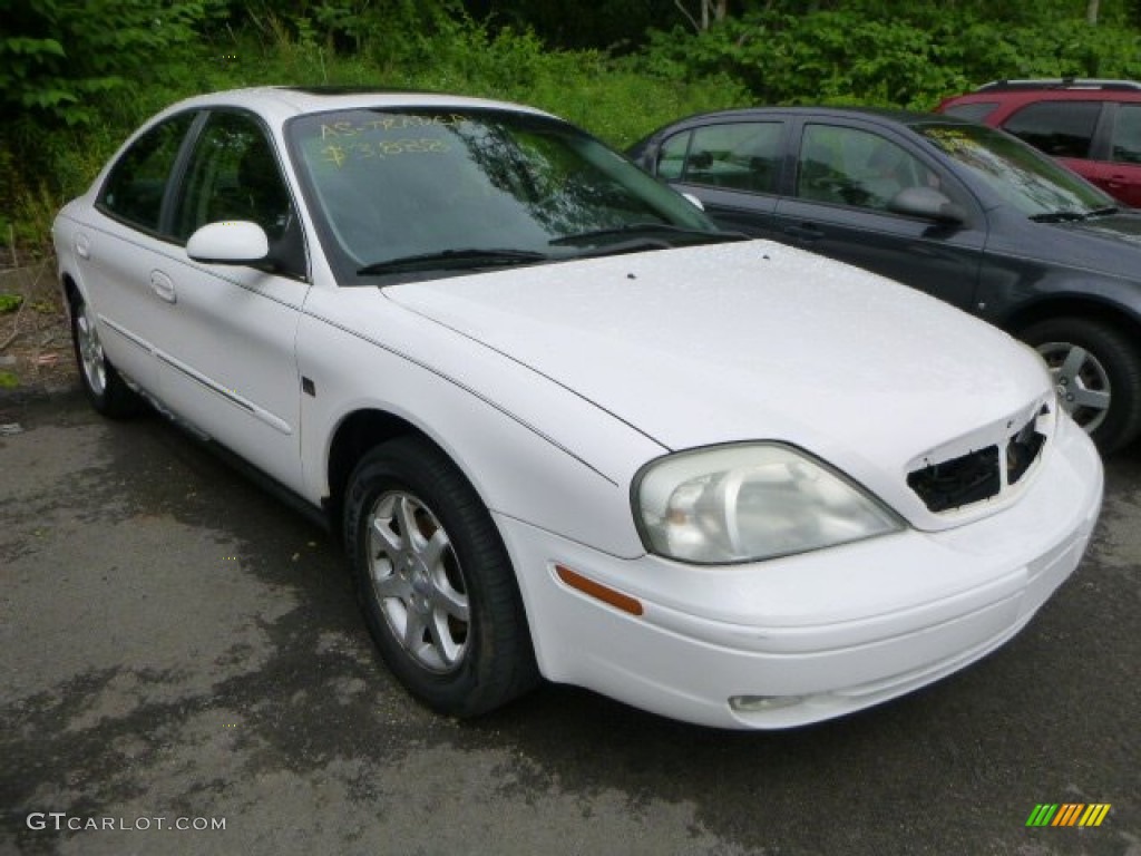 2002 Sable LS Premium Sedan - Vibrant White / Dark Charcoal photo #5