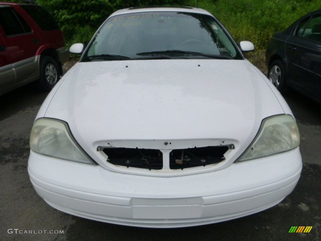 2002 Sable LS Premium Sedan - Vibrant White / Dark Charcoal photo #6