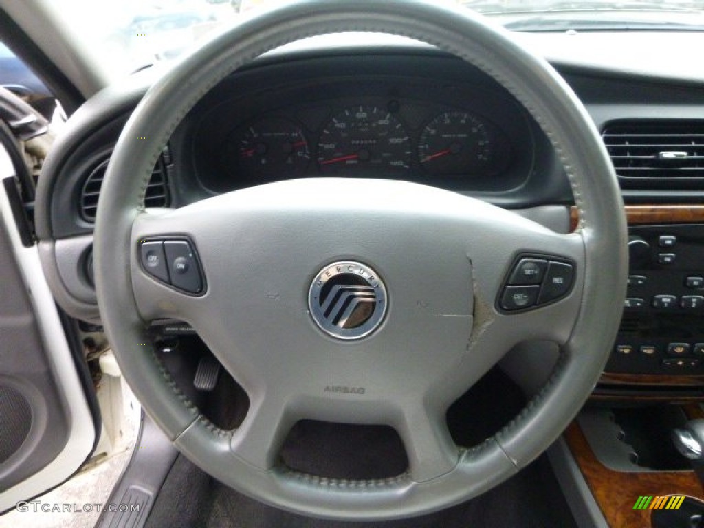 2002 Sable LS Premium Sedan - Vibrant White / Dark Charcoal photo #14