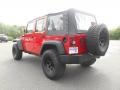 Flame Red - Wrangler Unlimited X 4x4 Photo No. 5