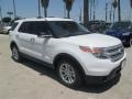 2014 Oxford White Ford Explorer XLT  photo #3