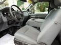 Steel Gray 2011 Ford F250 Super Duty XLT SuperCab 4x4 Interior Color
