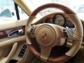 Luxor Beige Steering Wheel Photo for 2014 Porsche Panamera #94431030