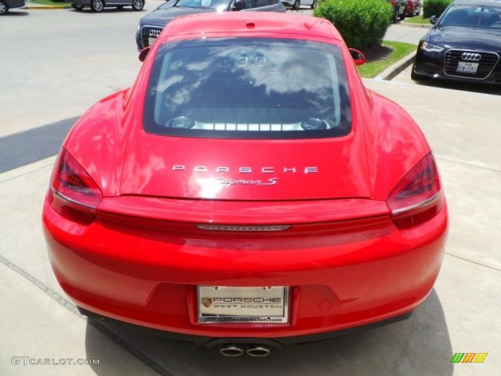 2014 Cayman S - Guards Red / Black photo #6
