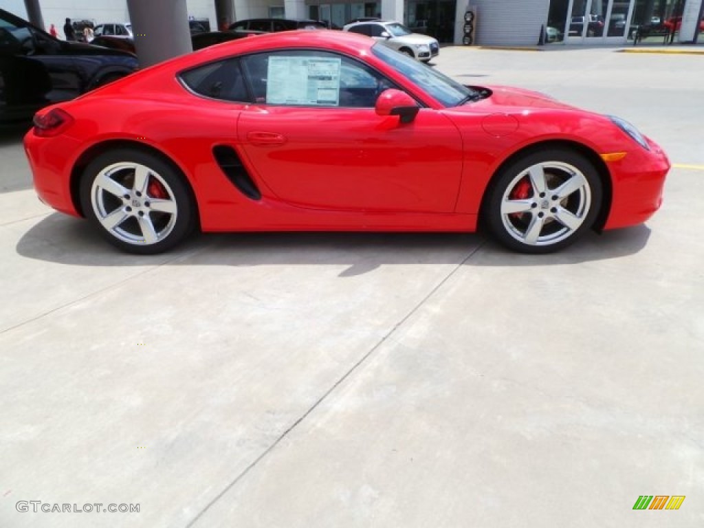2014 Cayman S - Guards Red / Black photo #8