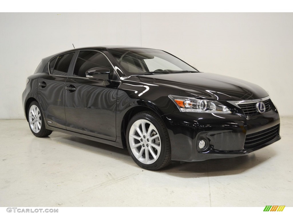 Obsidian Black 2013 Lexus CT 200h Hybrid Premium Exterior Photo #94431959