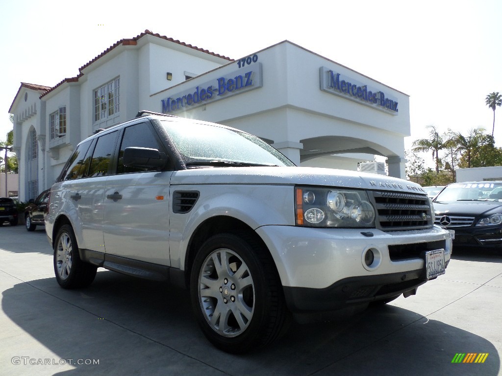 2006 Range Rover Sport HSE - Zambezi Silver Metallic / Ebony Black photo #1