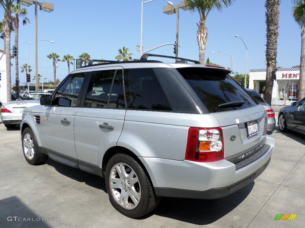 2006 Range Rover Sport HSE - Zambezi Silver Metallic / Ebony Black photo #4