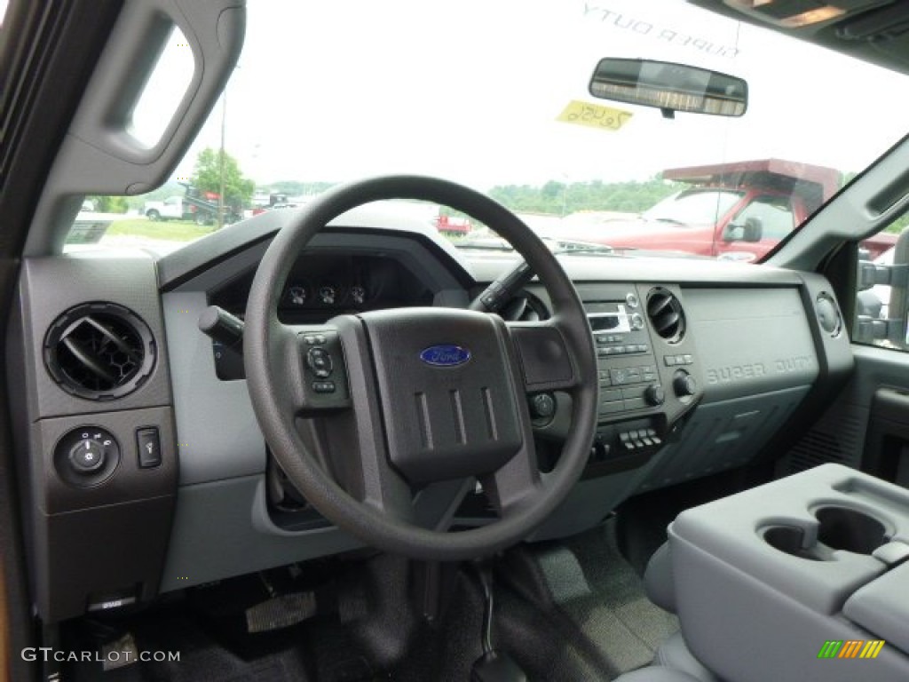 2015 F250 Super Duty XL Super Cab 4x4 Utility - Oxford White / Steel photo #14