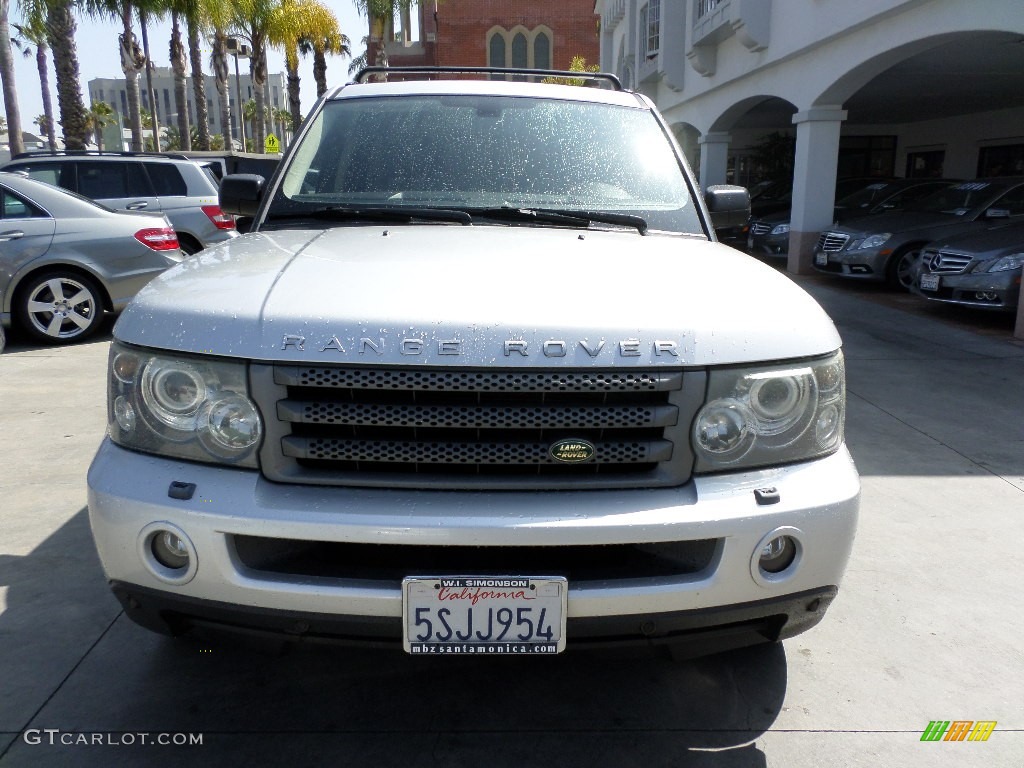 2006 Range Rover Sport HSE - Zambezi Silver Metallic / Ebony Black photo #6