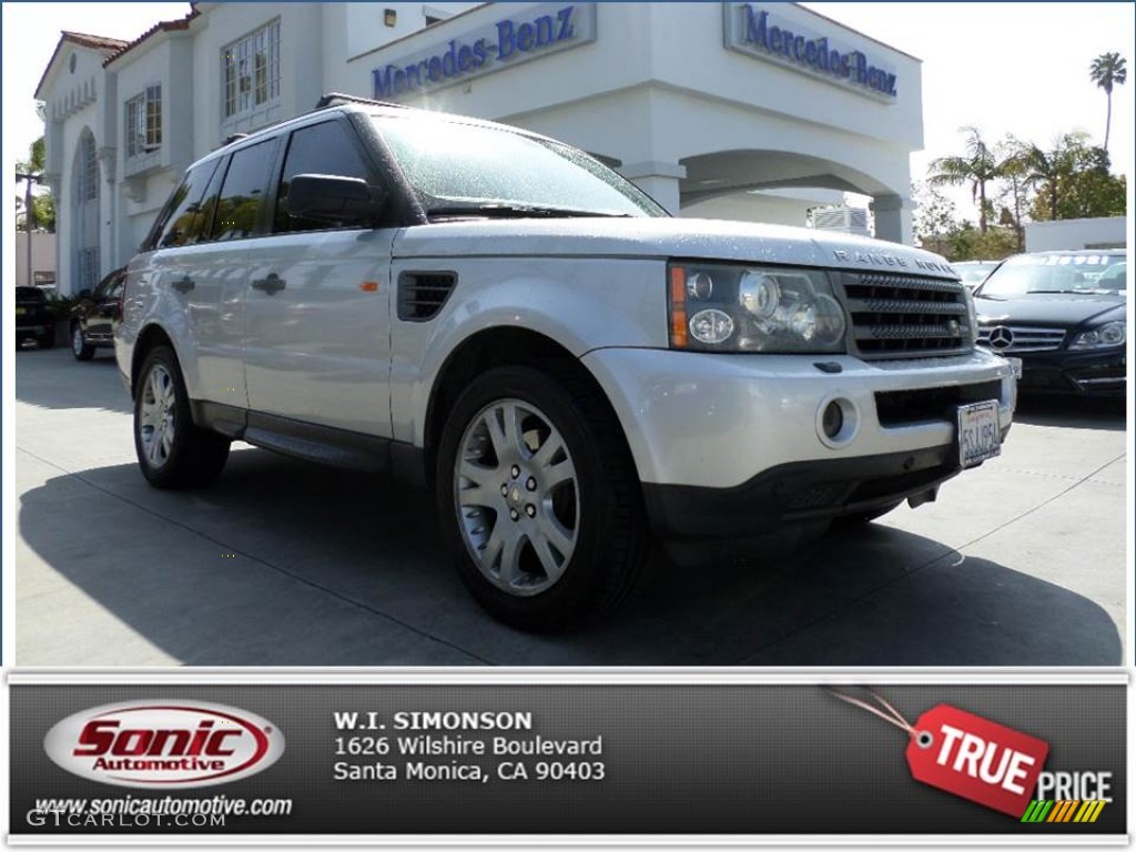 2006 Range Rover Sport HSE - Zambezi Silver Metallic / Ebony Black photo #26