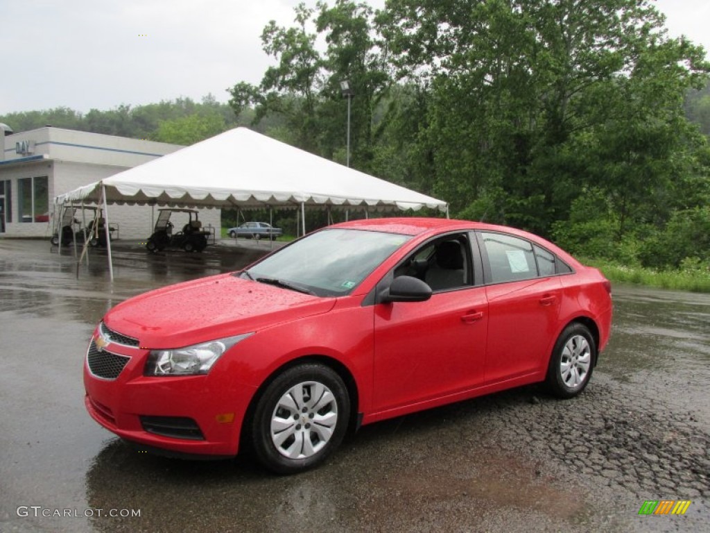 2014 Red Hot Chevrolet Cruze LS 94428381 Photo 13