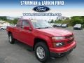2012 Victory Red Chevrolet Colorado LT Extended Cab 4x4  photo #1