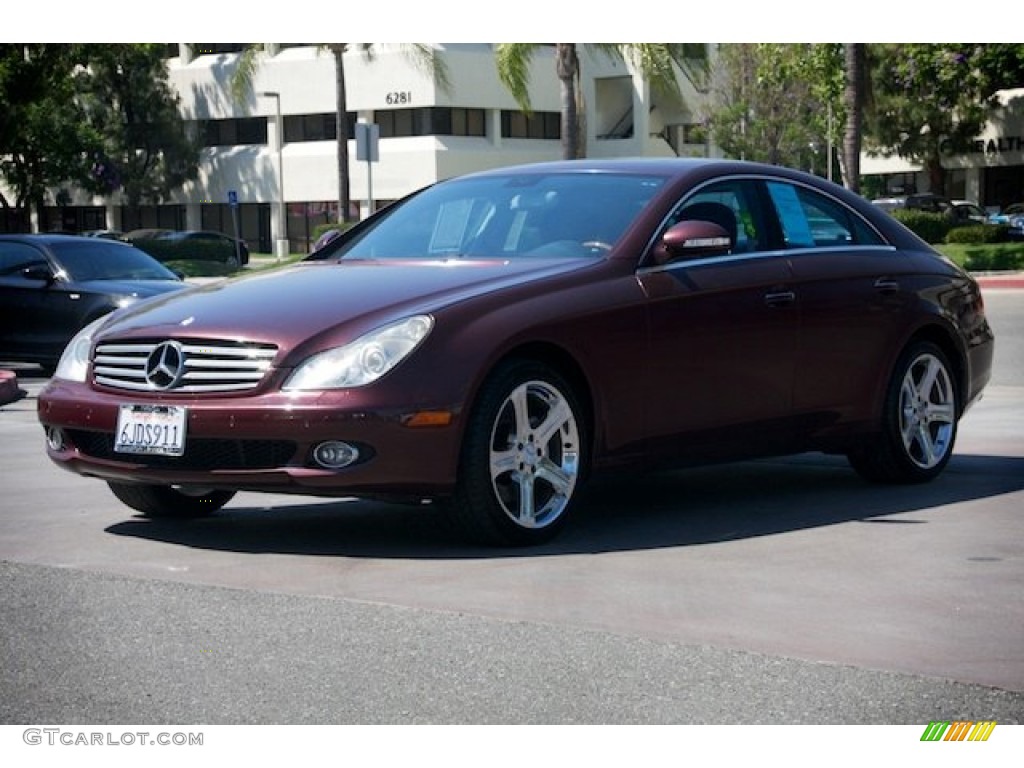 2006 CLS 500 - Bordeaux Red Metallic / Black photo #9