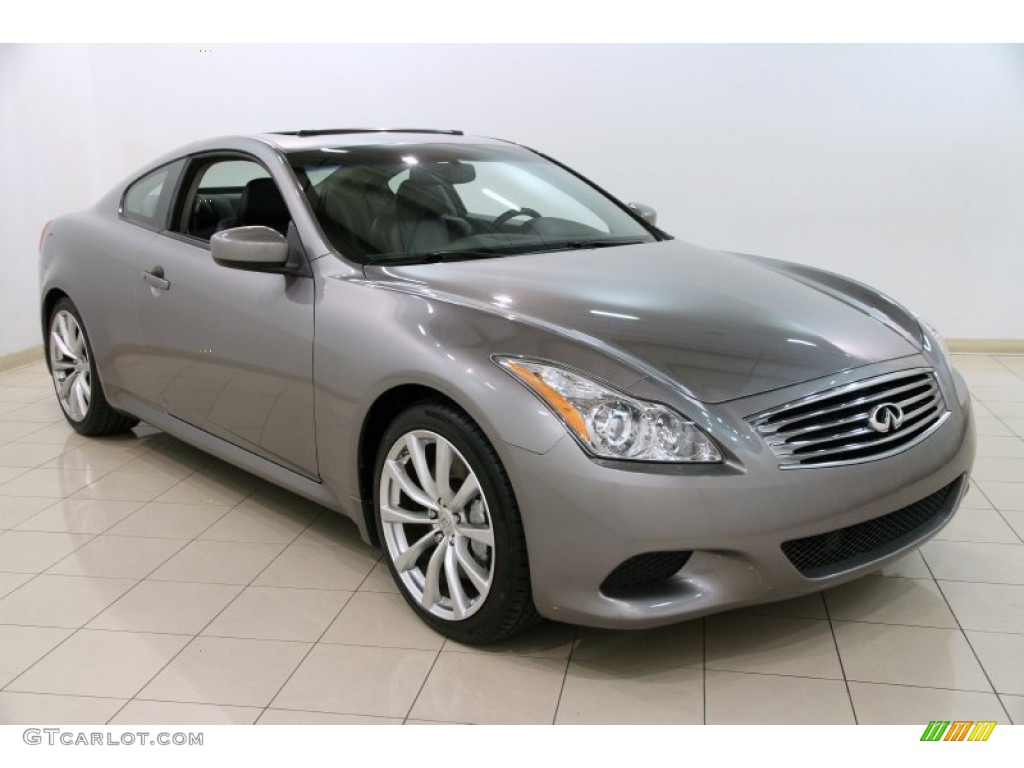 2008 G 37 S Sport Coupe - Platinum Graphite Gray / Graphite photo #1