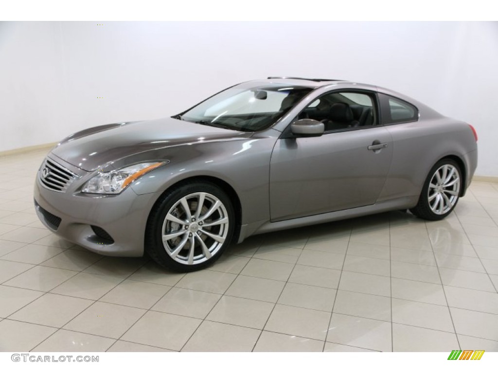 2008 G 37 S Sport Coupe - Platinum Graphite Gray / Graphite photo #3