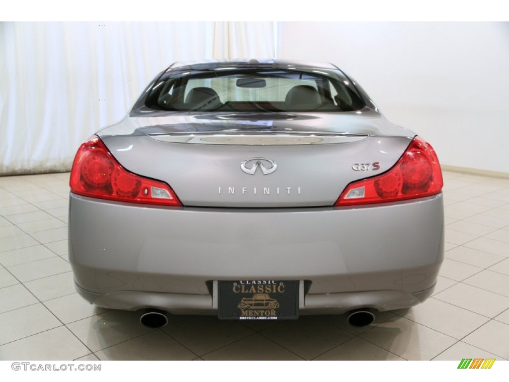 2008 G 37 S Sport Coupe - Platinum Graphite Gray / Graphite photo #16