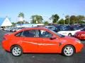 2008 Vermillion Red Ford Focus SES Sedan  photo #8