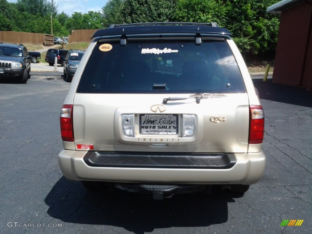 2001 QX4 4x4 - Tuscan Beige Metallic / Stone Beige photo #11