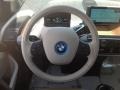 Giga Cassia Natural Leather/Carum Spice Grey Wool Cloth Steering Wheel Photo for 2014 BMW i3 #94440932