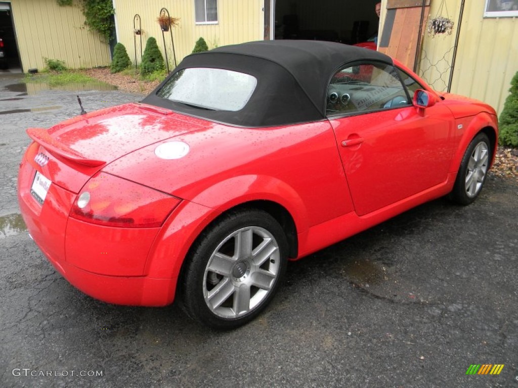2003 TT 1.8T Roadster - Brilliant Red / Ebony photo #3