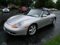 Arctic Silver Metallic 2000 Porsche Boxster 