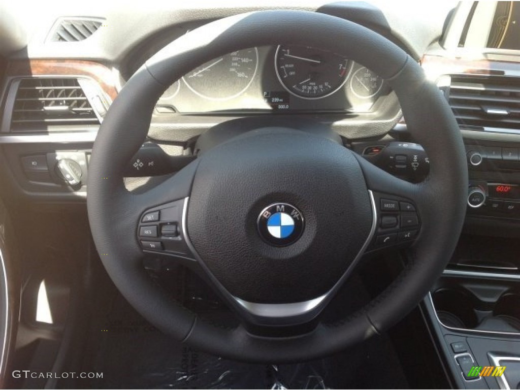2014 3 Series 328i Sedan - Glacier Silver Metallic / Black photo #11