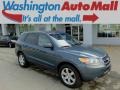 2008 Slate Blue Hyundai Santa Fe SE  photo #1