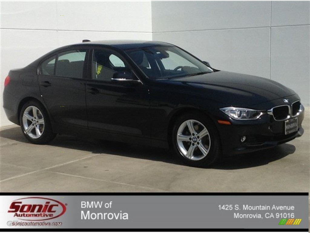 2014 3 Series 328i Sedan - Jet Black / Black photo #1