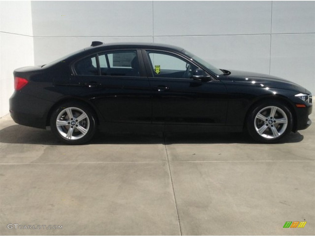 2014 3 Series 328i Sedan - Jet Black / Black photo #2