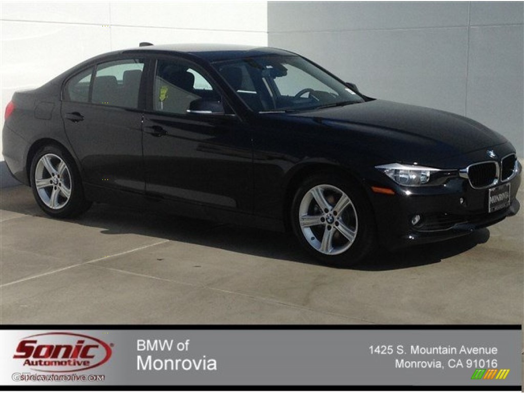 2014 3 Series 328i Sedan - Jet Black / Black photo #1