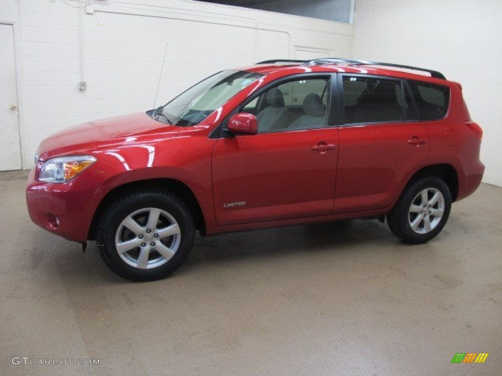 2007 RAV4 Limited - Barcelona Red Pearl / Ash Gray photo #5