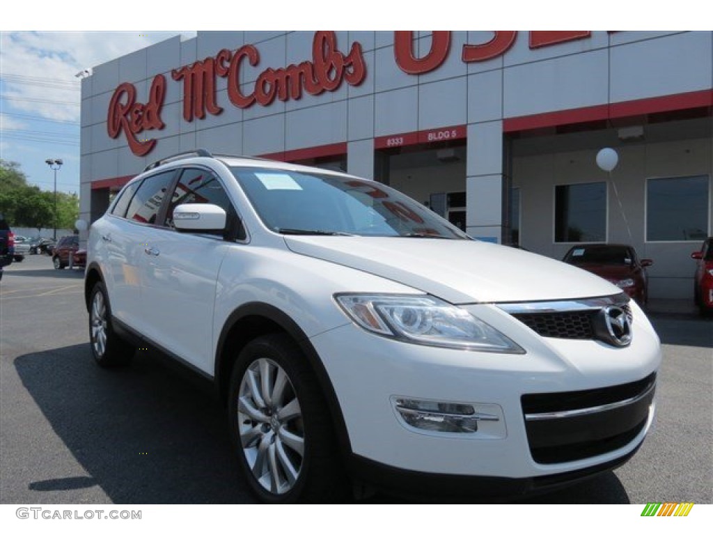 2007 CX-9 Touring - Crystal White Pearl Mica / Black photo #1