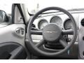 2006 Chrysler PT Cruiser Pastel Slate Gray Interior Steering Wheel Photo