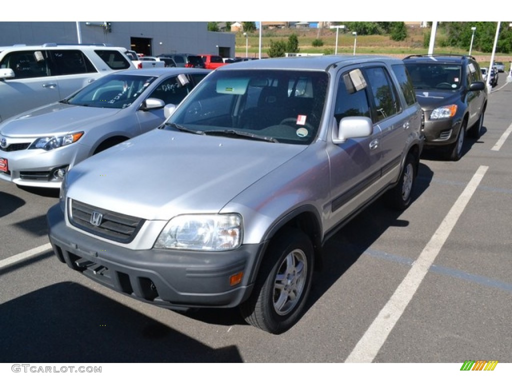 2000 CR-V EX 4WD - Sebring Silver Metallic / Dark Gray photo #4