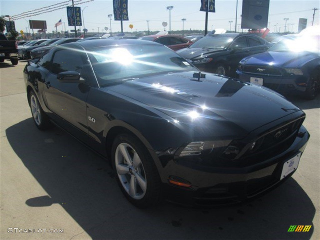 2014 Mustang GT Coupe - Black / Charcoal Black photo #3