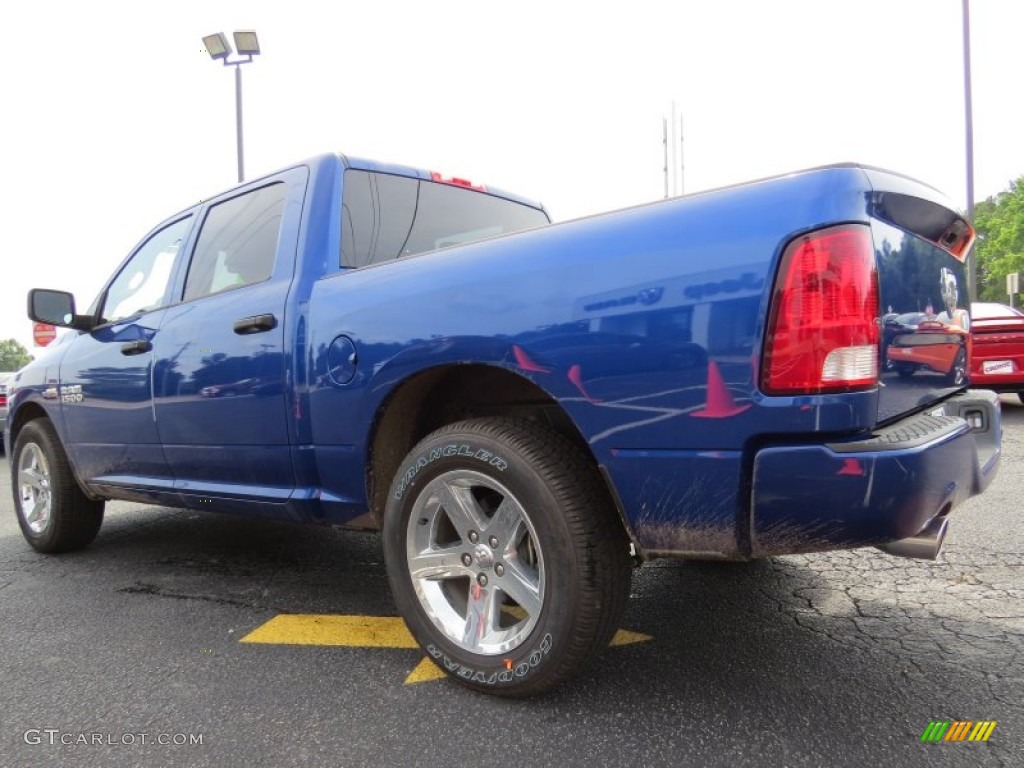 2014 1500 Express Crew Cab - Blue Streak Pearl Coat / Black/Diesel Gray photo #5